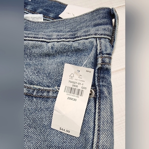 NWT Old Navy Original Straight Taper Non-Stretch Jeans for Men Size 29x30 - Picture 4 of 7